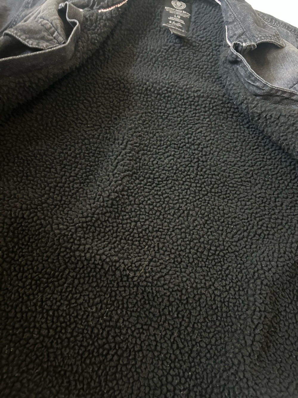 Buffalo David Bitton Black Sherpa-Lined Denim Jacket - Picture 4 of 7